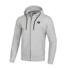 Bluza rozpinana z kapturem Pit Bull French Terry 220  Small Logo '21 - Szara