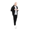 Bluza rozpinana z kapturem Pit Bull French Terry 220  Small Logo '21 - Czarna
