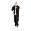 Bluza rozpinana z kapturem Pit Bull French Terry 220  Small Logo '21 - Czarna