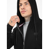 Bluza rozpinana z kapturem Pit Bull French Terry 220  Small Logo '21 - Czarna