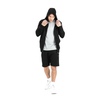 Bluza rozpinana z kapturem Pit Bull French Terry 220  Small Logo '21 - Czarna