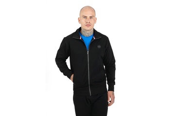 Bluza rozpinana Pit Bull French Terry 220 Small Logo '21 - Czarna