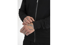 Bluza rozpinana Pit Bull French Terry 220 Small Logo '21 - Czarna