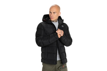 Kurtka zimowa z kapturem Pit Bull Airway III '21 - Czarna