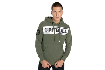Bluza z kapturem Pit Bull Potomac 2 '21 - Oliwkowa