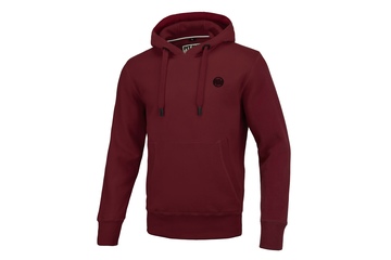 Bluza z kapturem Pit Bull Small Logo '21 - Bordowa