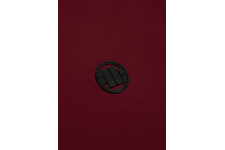 Bluza z kapturem Pit Bull Small Logo '21 - Bordowa