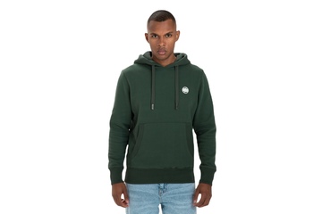 Bluza z kapturem Pit Bull Small Logo '21 - Ciemnozielona
