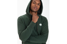 Bluza z kapturem Pit Bull Small Logo '21 - Ciemnozielona