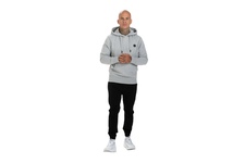 Bluza z kapturem Pit Bull Small Logo '21 - Szara