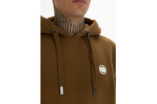 Bluza z kapturem Pit Bull Small Logo '21 - Brązowa