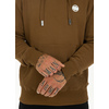 Bluza z kapturem Pit Bull Small Logo '21 - Brązowa