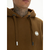 Bluza z kapturem Pit Bull Small Logo '21 - Brązowa