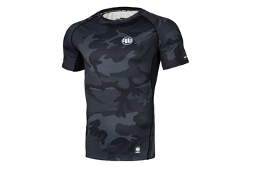 Rashguard termoaktywny Pit Bull Performance Pro Plus Small Logo '21 - Czarny Camo