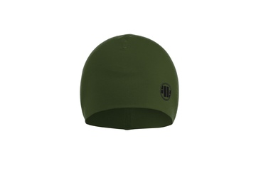 Czapka kompresyjna Pit Bull Small Logo '21 - Oliwkowa/Czarna