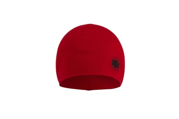 Czapka kompresyjna Pit Bull Small Logo '21 - Czerwona/Czarna