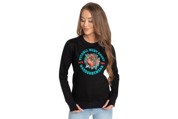 Bluza damska Pit Bull Broken Heart '21 - Czarna