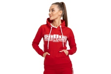 Bluza damska z kapturem Pit Bull French Terry Boxing '21 - Czerwona