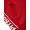 Bluza damska z kapturem Pit Bull French Terry Boxing '21 - Czerwona
