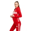 Bluza damska z kapturem Pit Bull French Terry Boxing '21 - Czerwona