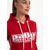 Bluza damska z kapturem Pit Bull French Terry Boxing '21 - Czerwona