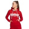 Bluza damska z kapturem Pit Bull French Terry Boxing '21 - Czerwona