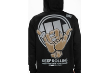 Bluza z kapturem Pit Bull Keep Rolling '21 - Czarna