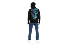 Bluza z kapturem Pit Bull Blue Skull '21 - Czarna