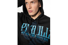 Bluza z kapturem Pit Bull Blue Skull '21 - Czarna