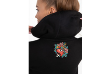 Bluza damska z kapturem Pit Bull Broken Heart '21 - Czarna