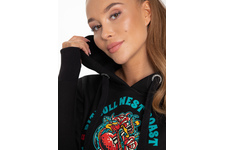 Bluza damska z kapturem Pit Bull Broken Heart '21 - Czarna