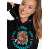 Bluza damska z kapturem Pit Bull Broken Heart '21 - Czarna