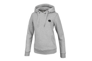 Bluza damska z kapturem Pit Bull Small Logo '21 - Szara