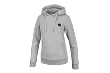 Bluza damska z kapturem Pit Bull Small Logo '21 - Szara