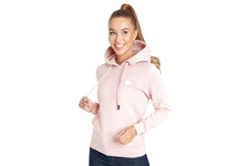 Bluza damska z kapturem Pit Bull Small Logo '21 - Różowa