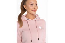 Bluza damska z kapturem Pit Bull Small Logo '21 - Różowa