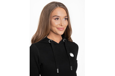 Bluza damska z kapturem Pit Bull Small Logo '21 - Czarna