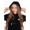 Bluza damska z kapturem Pit Bull Small Logo '21 - Czarna