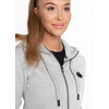 Bluza damska rozpinana z kapturem Pit Bull Small Logo '21 - Szara