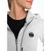 Bluza damska rozpinana z kapturem Pit Bull Small Logo '21 - Szara