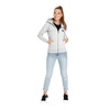 Bluza damska rozpinana z kapturem Pit Bull Small Logo '21 - Szara