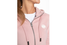 Bluza damska rozpinana z kapturem Pit Bull Small Logo '21 - Różowa