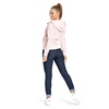 Bluza damska rozpinana z kapturem Pit Bull Small Logo '21 - Różowa