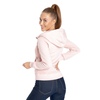 Bluza damska rozpinana z kapturem Pit Bull Small Logo '21 - Różowa