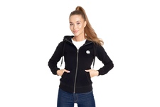 Bluza damska rozpinana z kapturem Pit Bull Small Logo '21 - Czarna