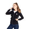 Bluza damska rozpinana z kapturem Pit Bull Small Logo '21 - Czarna