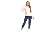 Bluza damska Pit Bull Small Logo '21 - Różowa