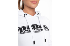 Bluza damska z kapturem Pit Bull Classic Boxing '21 - Biała