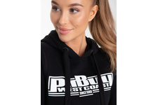 Bluza damska z kapturem Pit Bull Classic Boxing '21 - Czarna