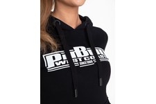 Bluza damska z kapturem Pit Bull Classic Boxing '21 - Czarna